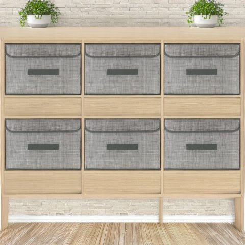 PUDEŁKO ORGANIZER SKŁADANY NA UBRANIA ZABAWKI DROBIAZGI 40x25x25 CM, Waga produktu z opakowaniem jednostkowym 0.526 kg