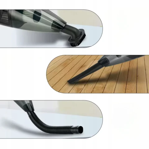 ODKURZACZ BEZPRZEWODOWY BEZWORKOWY DO SAMOCHODU MOCNY USB 120W RĘCZNY USB, Filtr hepa