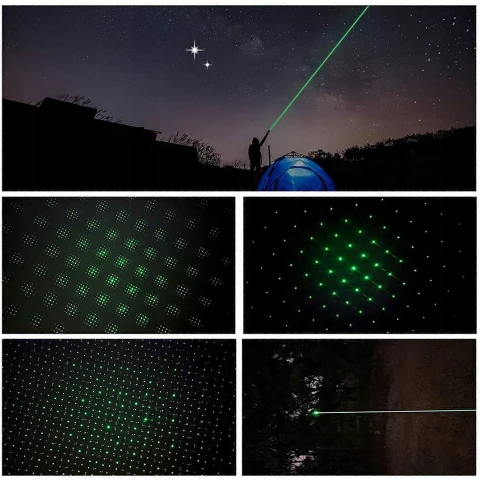 Ale Hity | WSKAŹNIK LASEROWY ZIELONY 303 PRO -- ŁADOWANIE USB -- + KABEL MICRO USB