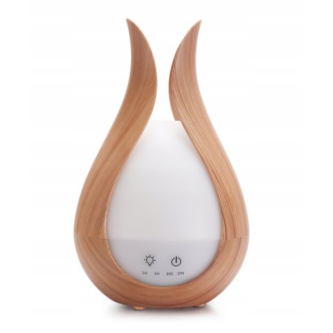 NAWILŻACZ POWIETRZA DYFUZOR ZAPACHOWY AROMATERAPIA LAMPKA NOCNA + PILOT, Waga produktu z opakowaniem jednostkowym 0.493 kg