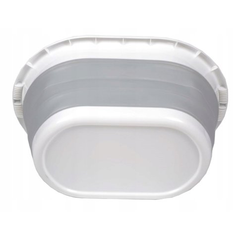 KOSZ NA PRANIE BIELIZNĘ SKŁADANY MISKA SILIKON 25L, Szerokość produktu 53.5 cm