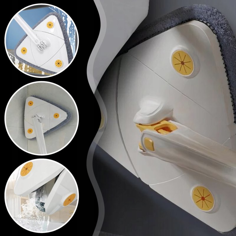MOP obrotowy ROTACYJNY 360 SPIN AUTOMATYCZNY WYCISKACZ 1,3m + 3x NAKŁADKI, Waga produktu z opakowaniem jednostkowym 0.58 kg