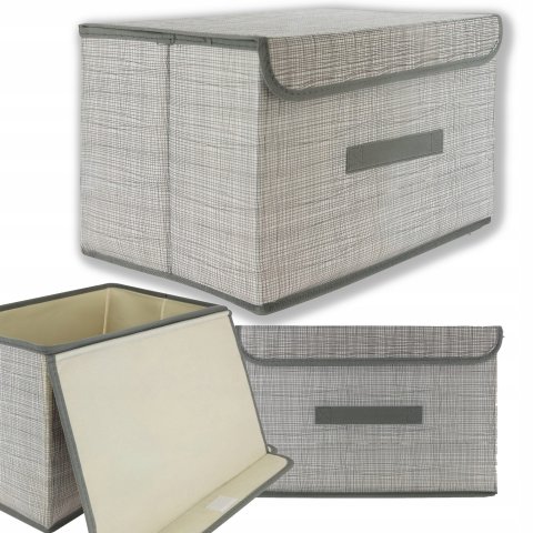 PUDEŁKO ORGANIZER SKŁADANY NA UBRANIA ZABAWKI DROBIAZGI 40x25x25 CM
