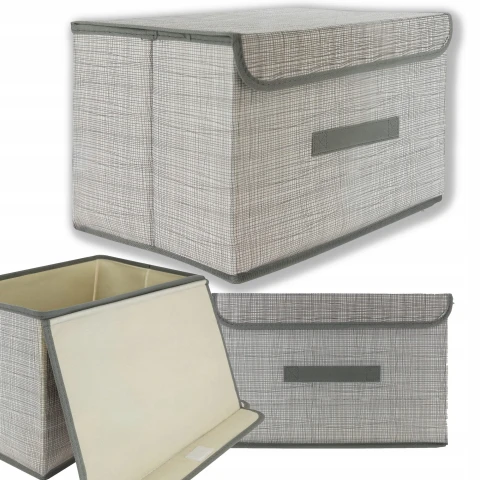 PUDEŁKO ORGANIZER SKŁADANY NA UBRANIA ZABAWKI DROBIAZGI 40x25x25 CM