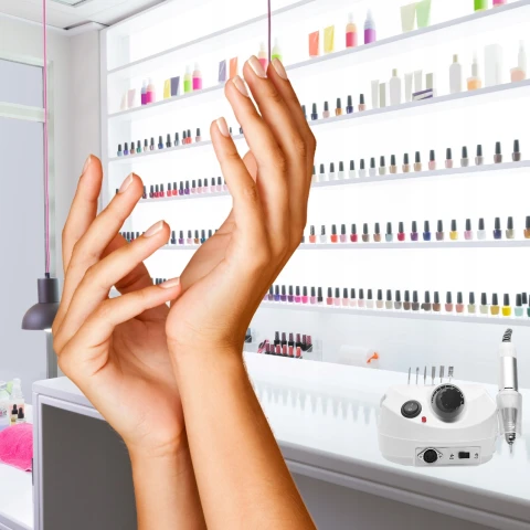 FREZARKA DO PAZNOKCI MANICURE PEDICURE MOCNA 65W ZESTAW FREZY CERAMICZNE, Informacje o bezpieczeństwie CE