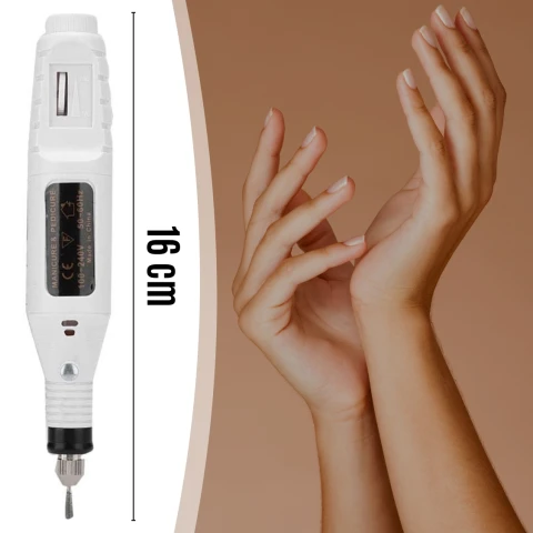 Ale Hity | FREZARKA DO PAZNOKCI MANICURE PEDICURE DO USUWANIA HYBRYD ŻELU + FREZY