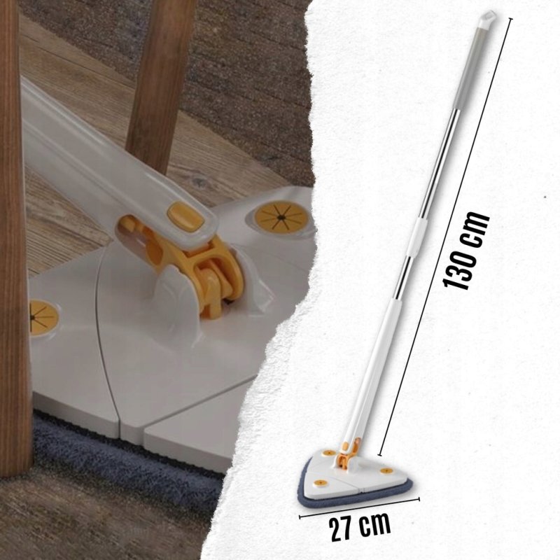 MOP obrotowy ROTACYJNY 360 SPIN AUTOMATYCZNY WYCISKACZ 1,3m + 3x NAKŁADKI, Szerokość wkładu 26.5 cm