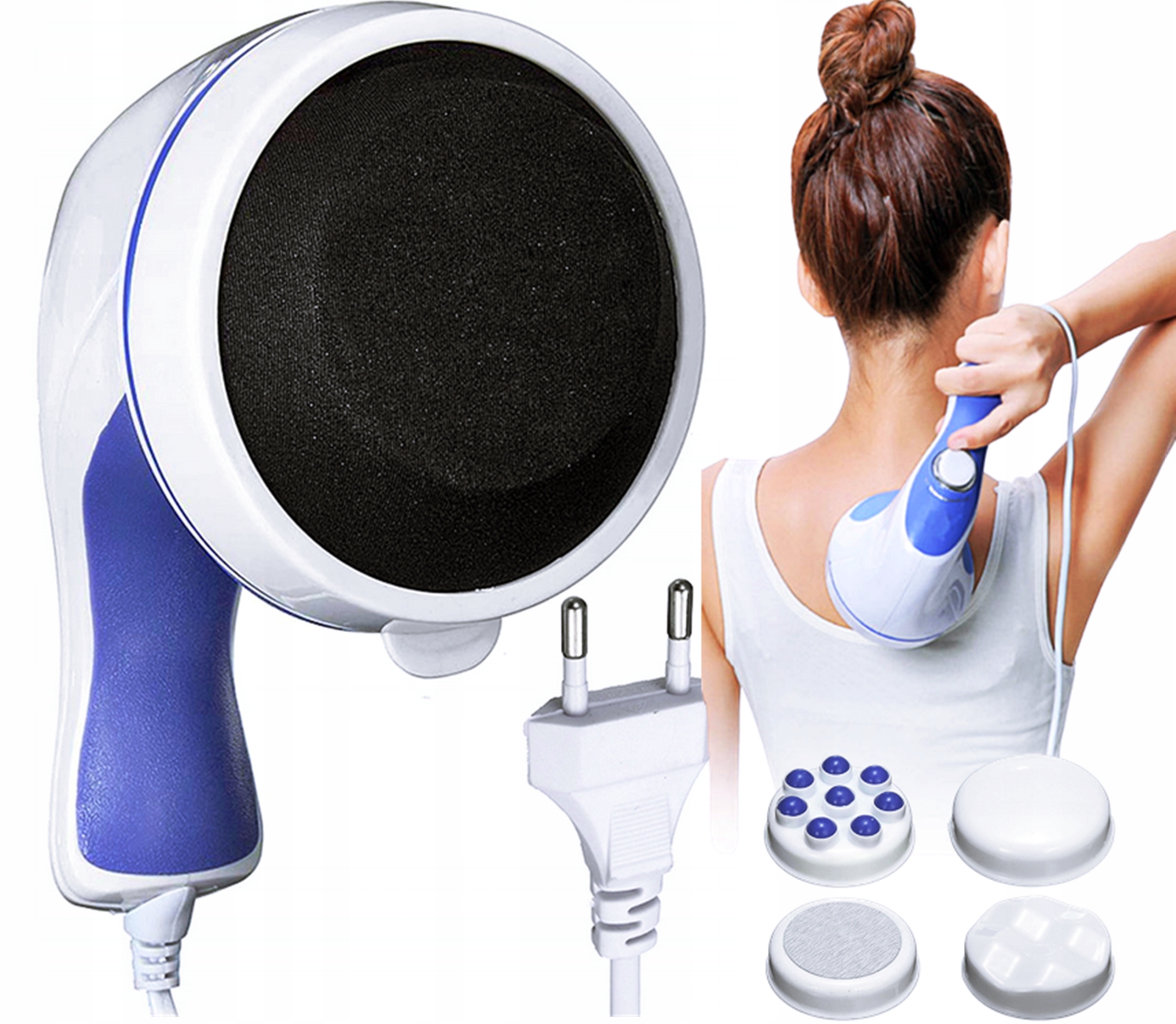 MASAŻER UJĘDRNIAJĄCY 5w1 MASAŻ CIAŁA MULTI BEZ ORYGINALNEGO OPAKOWANIA, Moc 28 W