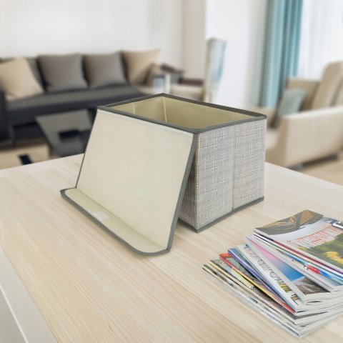 Ale Hity | PUDEŁKO ORGANIZER SKŁADANY NA UBRANIA ZABAWKI DROBIAZGI 40x25x25 CM