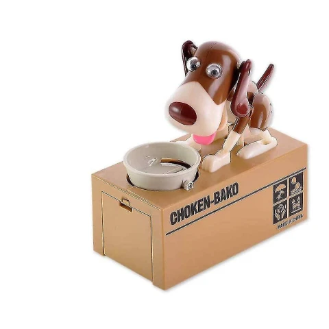 SKARBONKA PIESEK INTERAKTYWNA SEJF AUTOMATYCZNA DUŻA ZJADA MONETY, Kolor wielokolorowy