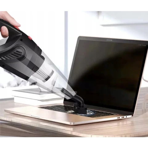 Mocny Odkurzacz Samochodowy Ręczny 120W Mocny Filtr Bezworkowy + Kabel 5m, Czas ładowania 0 min