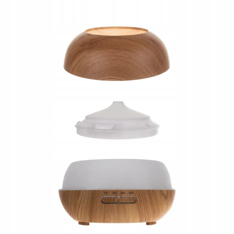 Nawilżacz Powietrza Aromaterapia Dyfuzor Zapachowy Jonizator Lampka + Pilot, Wysokość produktu 13 cm