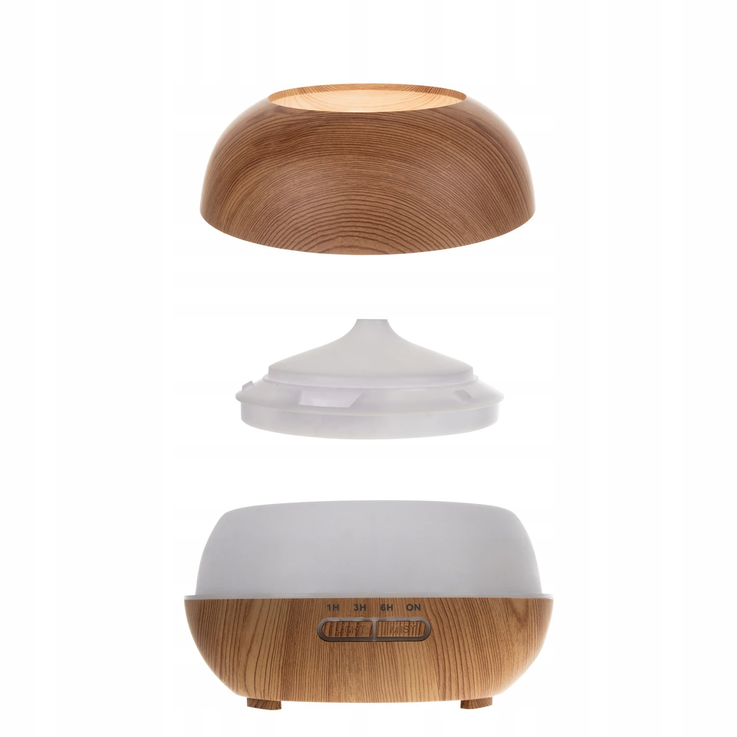 Nawilżacz Powietrza Aromaterapia Dyfuzor Zapachowy Jonizator Lampka + Pilot, Wysokość produktu 13 cm