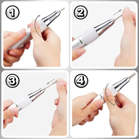 FREZARKA DO PAZNOKCI MANICURE PEDICURE MOCNA 65W ZESTAW FREZY CERAMICZNE, Częstotliwość 60 Hz