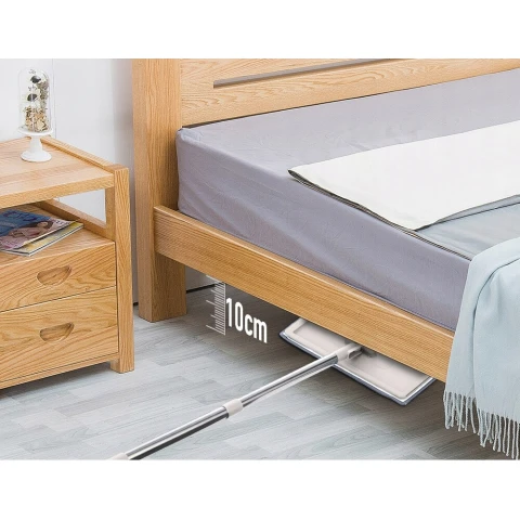 Ale Hity | MOP PŁASKI Z WYCISKACZEM DO PODŁOGI + DWUKOMOROWE WIADRO + 2 WKŁADY CHŁONNE