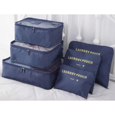 ORGANIZERY PODRÓŻNE DO WALIZKI SIATKI NA PRANIE X6 TURYSTYCZNE NA UBRANIA, Waga produktu z opakowaniem jednostkowym 0.2 kg