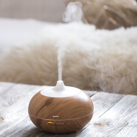 Nawilżacz Powietrza Aromaterapia Dyfuzor Zapachowy Jonizator Lampka + Pilot, Model 23510