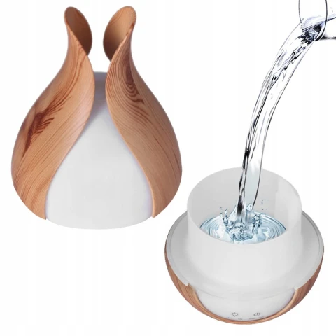 NAWILŻACZ POWIETRZA DYFUZOR ZAPACHOWY AROMATERAPIA LAMPKA NOCNA + PILOT, Wyrób medyczny nie