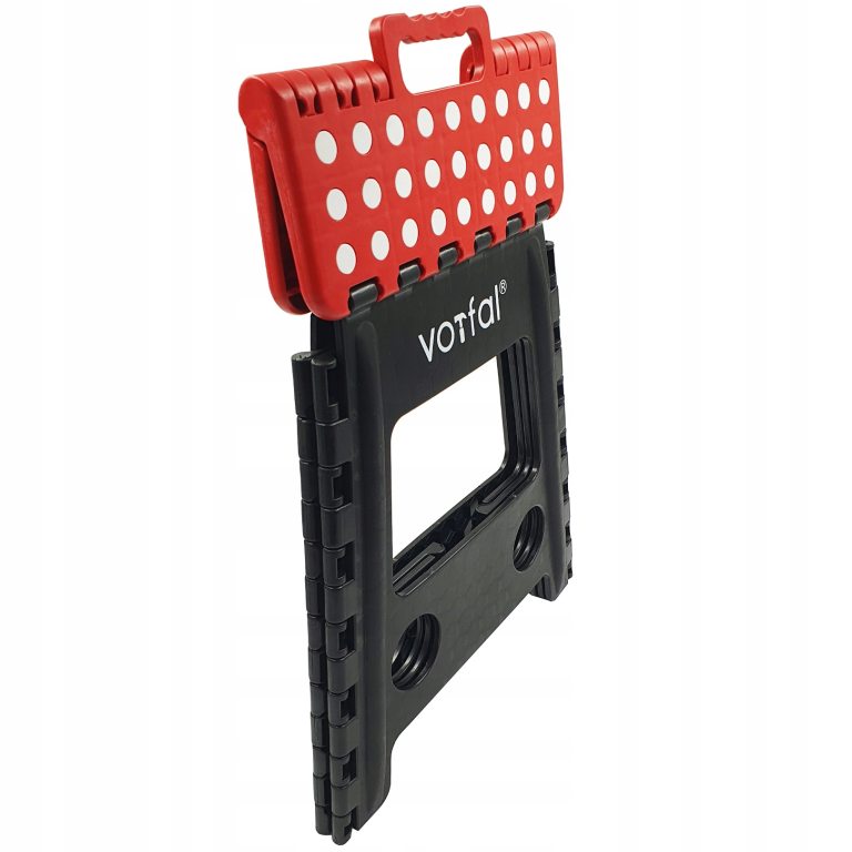 Ale Hity | STOŁEK TABORET SKŁADANY KRZESŁO SKŁADANE DUŻY 39CM ANTYPOŚLIZGOWE NÓŻKI