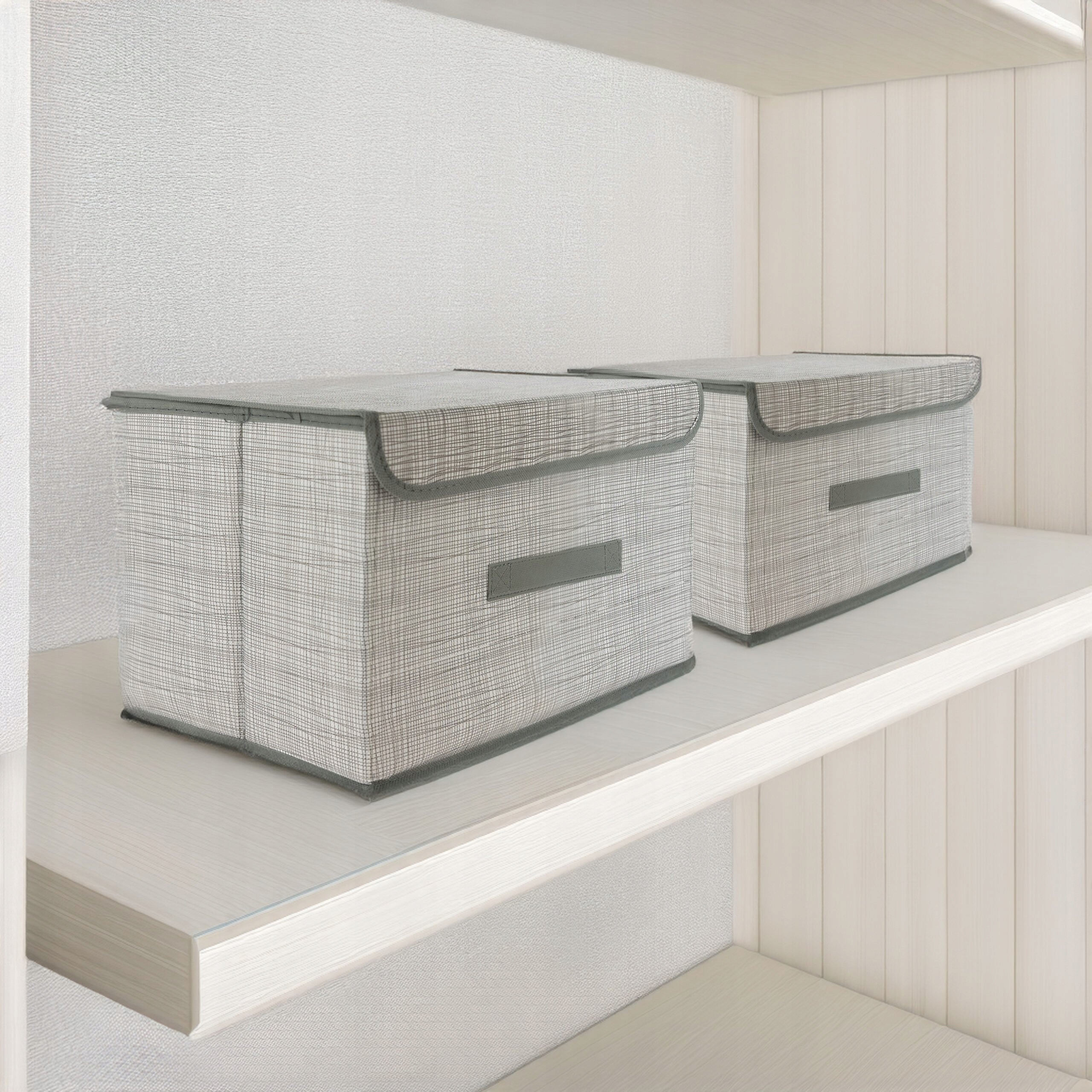 PUDEŁKO ORGANIZER SKŁADANY NA UBRANIA ZABAWKI DROBIAZGI 40x25x25 CM, Długość 25 cm