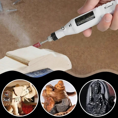 FREZARKA DO PAZNOKCI MANICURE PEDICURE DO USUWANIA HYBRYD ŻELU + FREZY, Moc 10 W