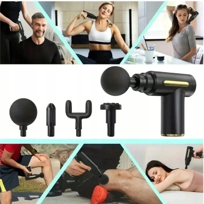 Ale Hity | PISTOLET DO MASAŻU MASAŻER DO PLECÓW STÓP KARKU CIAŁA SZYJI massage gun
