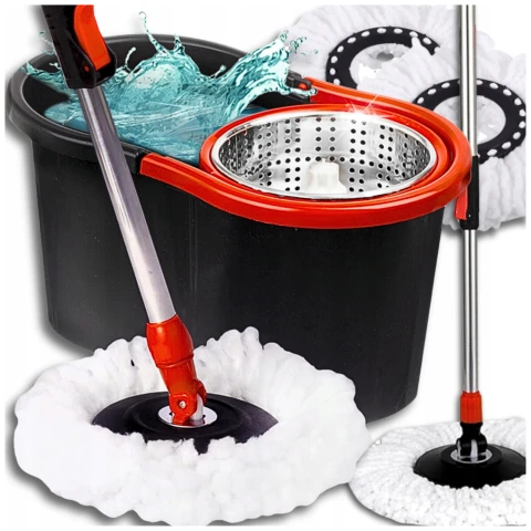 Tani MOP obrotowy ROTACYJNY 360 TURBO 3w1 2+ wkłady 2+ ścierki, Waga produktu z opakowaniem jednostkowym 0.5 kg