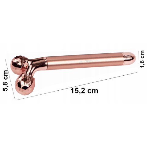 Elektryczny MASAŻER do Liftingu TWARZY szyi Roller Wibracyjny UJĘDRNIAJĄCY, Model Masażer do twarzy 3D