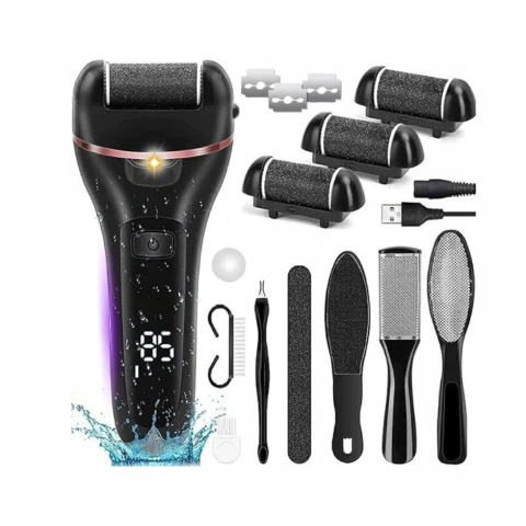 Ale Hity | ZESTAW ELEKTRYCZNY PILNIK DO STÓP PIĘT BEZPRZEWODOWY FREZARKA + AKCESORIA