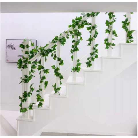 SZTUCZNY BLUSZCZ x 12 SZTUK Na Ścianę Balkon Girlanda Sztuczne Liście 25 M, Typ bluszcz
