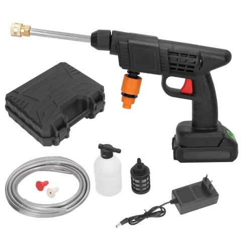 MYJKA CIŚNIENIOWA AKUMULATOROWA ZESTAW DO MYCIA OKIEN KOSTKI ELEWACJI