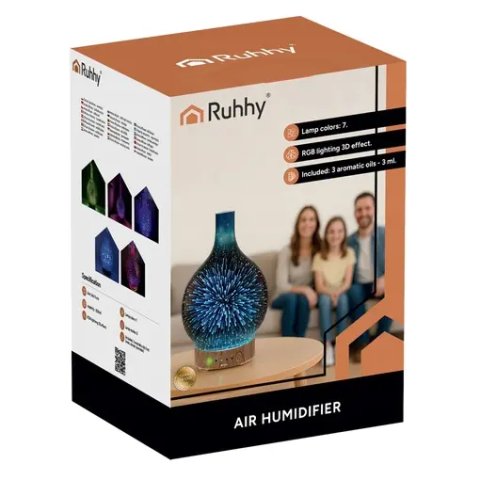 Dyfuzor zapachowy- nawilżacz 200ml Ruhhy 26682 EAN (GTIN): 5900779960473