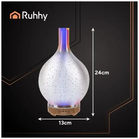 Dyfuzor zapachowy- nawilżacz 200ml Ruhhy 26682 Kolor dominujący: brązowy