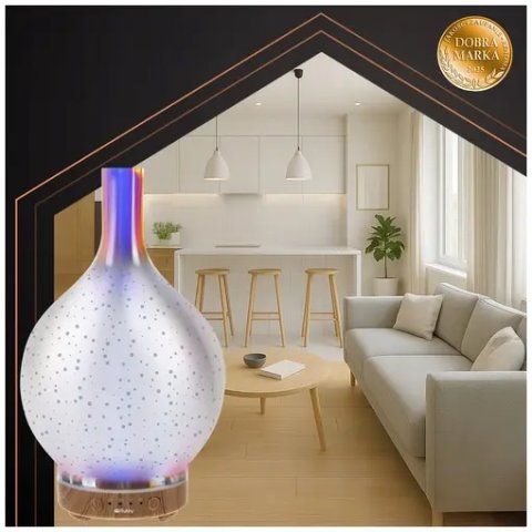 Dyfuzor zapachowy- nawilżacz 200ml Ruhhy 26682 Typ: nawilżacz ultradźwiękowy