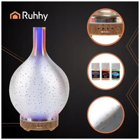 Dyfuzor zapachowy- nawilżacz 200ml Ruhhy 26682 Moc: 12 W