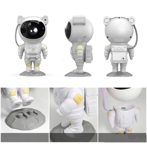 PROJEKTOR GWIAZD ASTRONAUTA LAMPKA NOCNA LED DLA DZIECI KOSMOS PILOT Bohater / Bajka: Inny (astronauta)