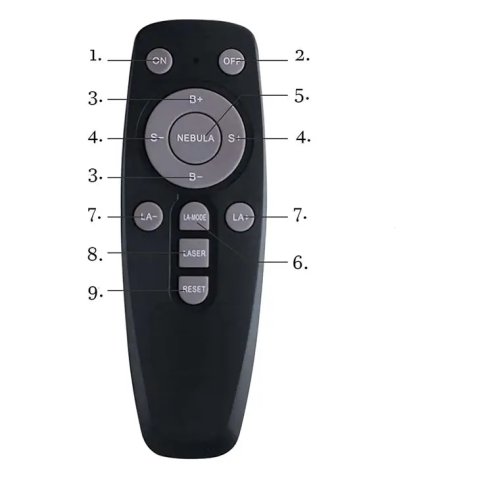 PROJEKTOR GWIAZD ASTRONAUTA LAMPKA NOCNA LED DLA DZIECI KOSMOS PILOT Waga produktu z opakowaniem jednostkowym: 0.1 kg