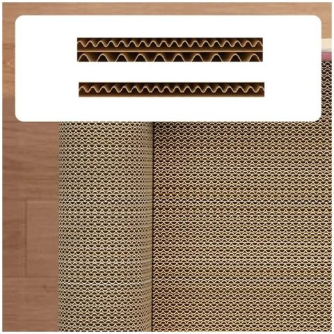 DRAPAK TEKTUROWY DLA KOTA LEGOWISKO KARTON KARTONOWY SOFA LEŻAK KANAPA 60cm Liczba poziomów: 2