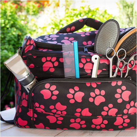 MASZYNKA DO STRZYŻENIA PSÓW PSA KOTA ZWIERZĄT GOLARKA ZESTAW 4 NASADKI