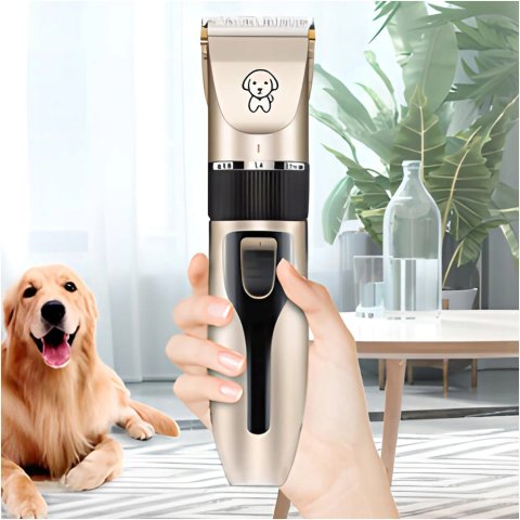 MASZYNKA DO STRZYŻENIA PSÓW PSA KOTA ZWIERZĄT GOLARKA ZESTAW 4 NASADKI Moc: 9 W