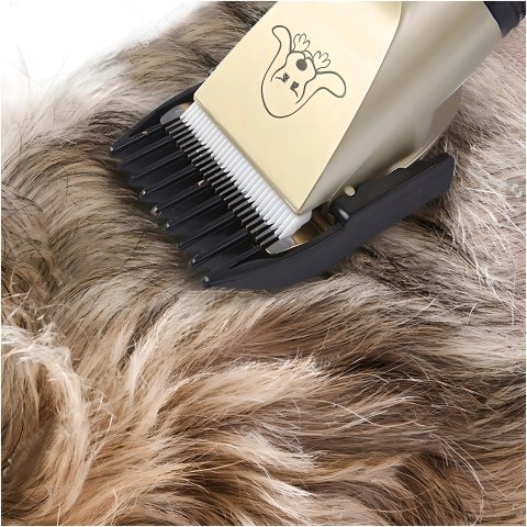 MASZYNKA DO STRZYŻENIA PSÓW PSA KOTA ZWIERZĄT GOLARKA ZESTAW 4 NASADKI Certyfikaty zgodności: CE