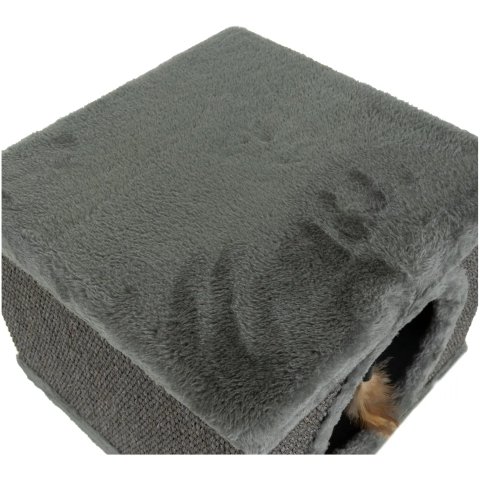 Drapak dla Kota Legowisko Domek dla Kotów Budka Posłanie Stabilny + Zabawka