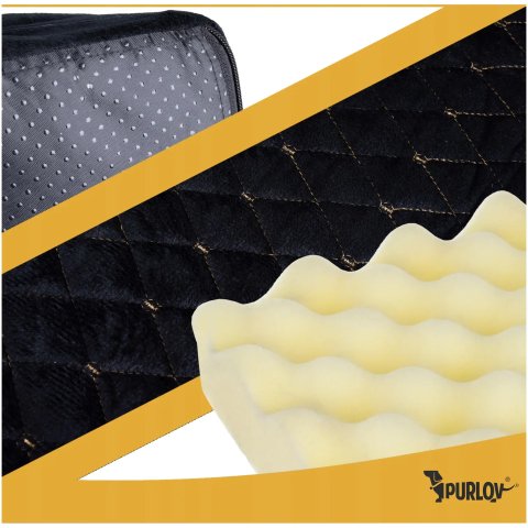 Legowisko Ortopedyczne dla Psa Kota 65x55x18 cm Posłanie Kanapa Pokrowiec Wypełnienie: pianka