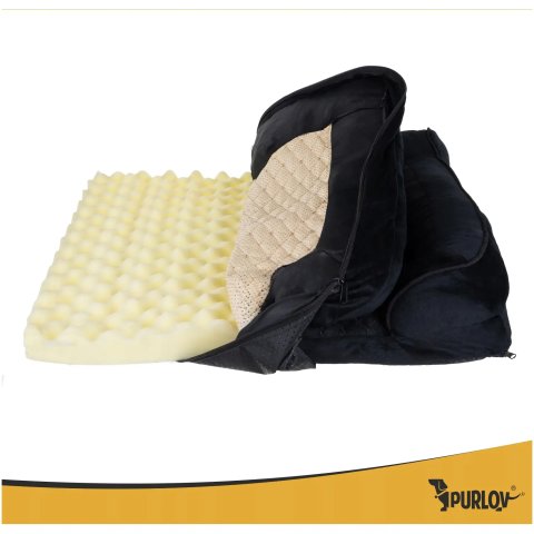 Legowisko Ortopedyczne dla Psa Kota 65x55x18 cm Posłanie Kanapa Pokrowiec Model: Ortopedyczne Posłanie Premium dla Psa i Kota