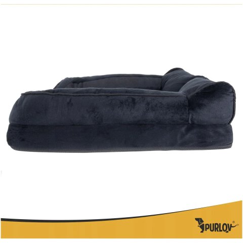 Legowisko Ortopedyczne dla Psa Kota 65x55x18 cm Posłanie Kanapa Pokrowiec Kolor dodatkowy: złoty