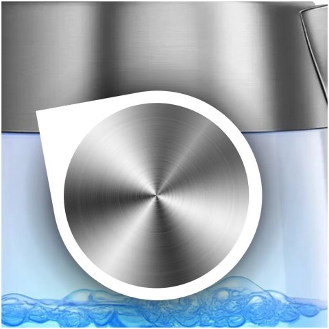 CZAJNIK ELEKTRYCZNY SZKLANY BEZPRZEWODOWY STALOWY 2,2L POJEMNY 2000W