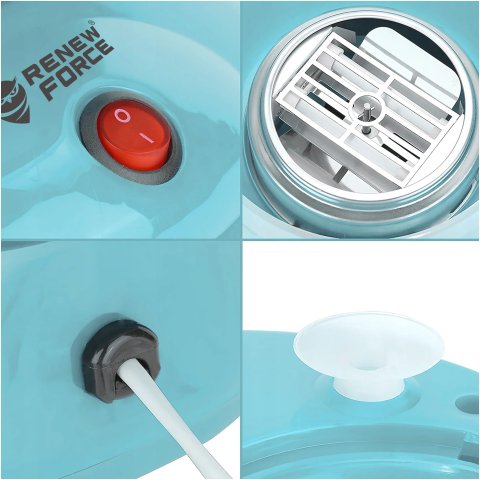 MASZYNKA MASZYNA DO ROBIENIA WATY CUKROWEJ DOMOWA IMPREZA + PATYCZKI ZESTAW Głębokość produktu: 18 cm