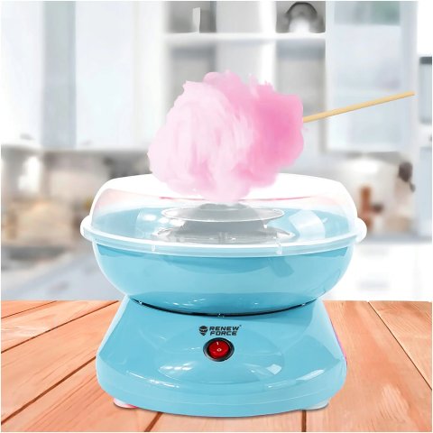 MASZYNKA MASZYNA DO ROBIENIA WATY CUKROWEJ DOMOWA IMPREZA + PATYCZKI ZESTAW Średnica misy: 26 cm