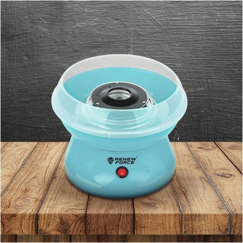 MASZYNKA MASZYNA DO ROBIENIA WATY CUKROWEJ DOMOWA IMPREZA + PATYCZKI ZESTAW Szerokość produktu: 26 cm