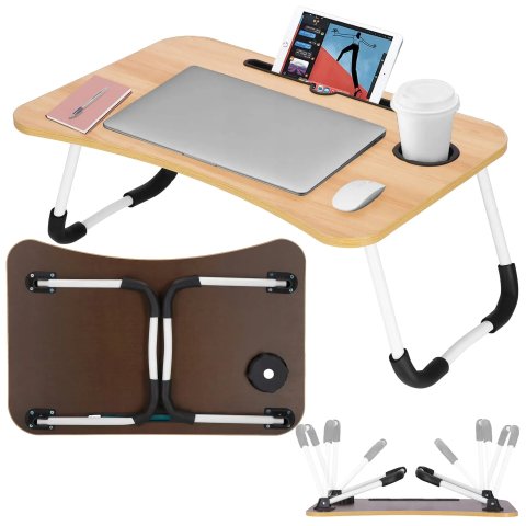 STOLIK POD LAPTOPA SKŁADANY DO ŁÓŻKA PODSTAWKA KOMPUTER MOBILNY ŚNIADANIOWY EAN (GTIN): 5907719473628